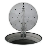 Schachtabdeckung Edelstahl rund tagwasserdicht und geruchssicher