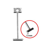 Reusable Tile Levelling System (pack of 50 pcs - 1.5mm, 32mm H + Special Wrench)