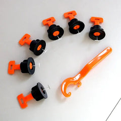 Reusable Tile Levelling System (pack of 50 pcs - 1.5mm, 46mm H + Special Wrench)