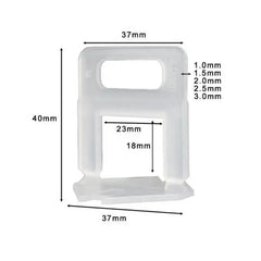 Standard type：Tile Levelling Clips for 3-12mm thick tile (100 Pcs)
